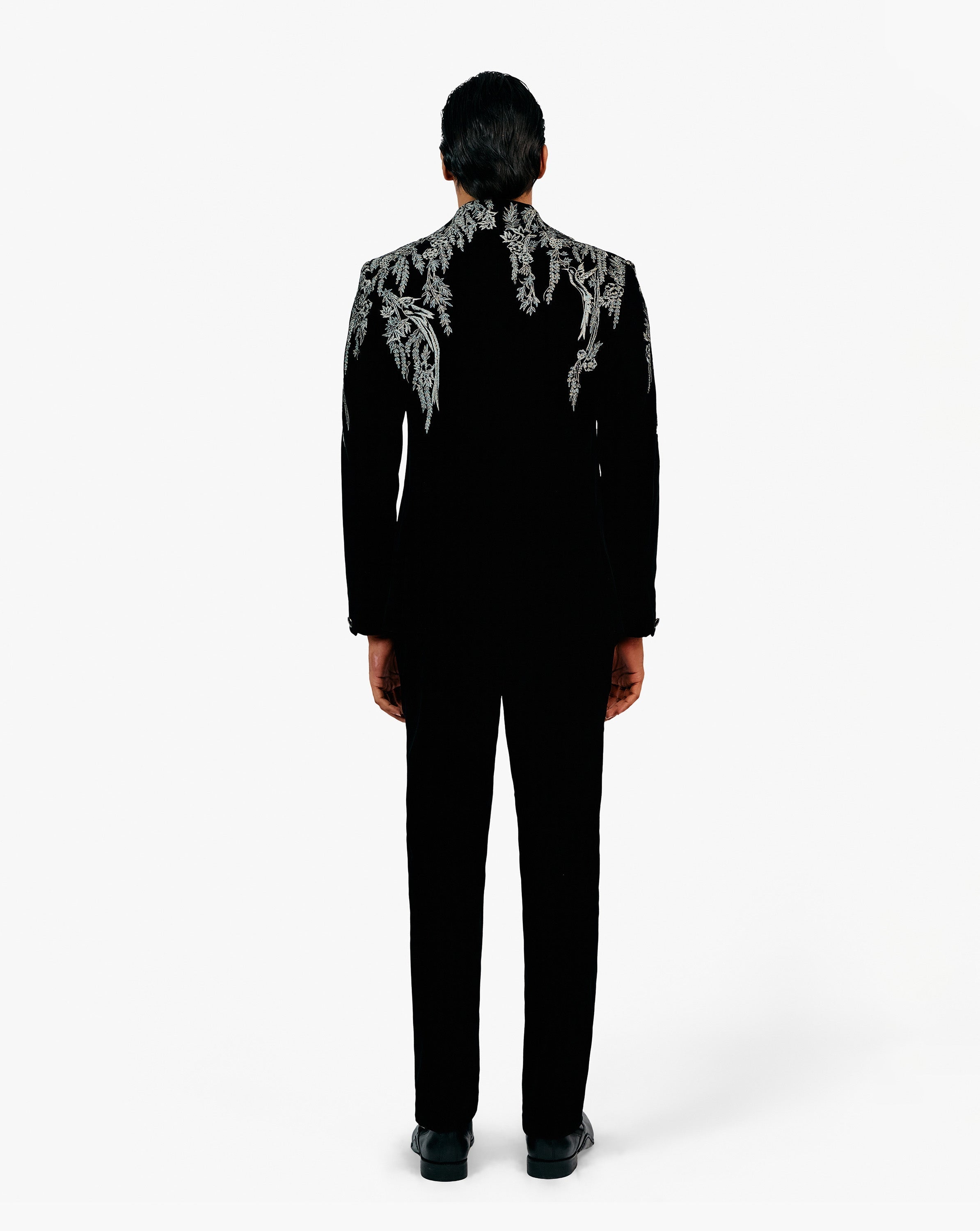 Elyxion Velvet Bandhgala