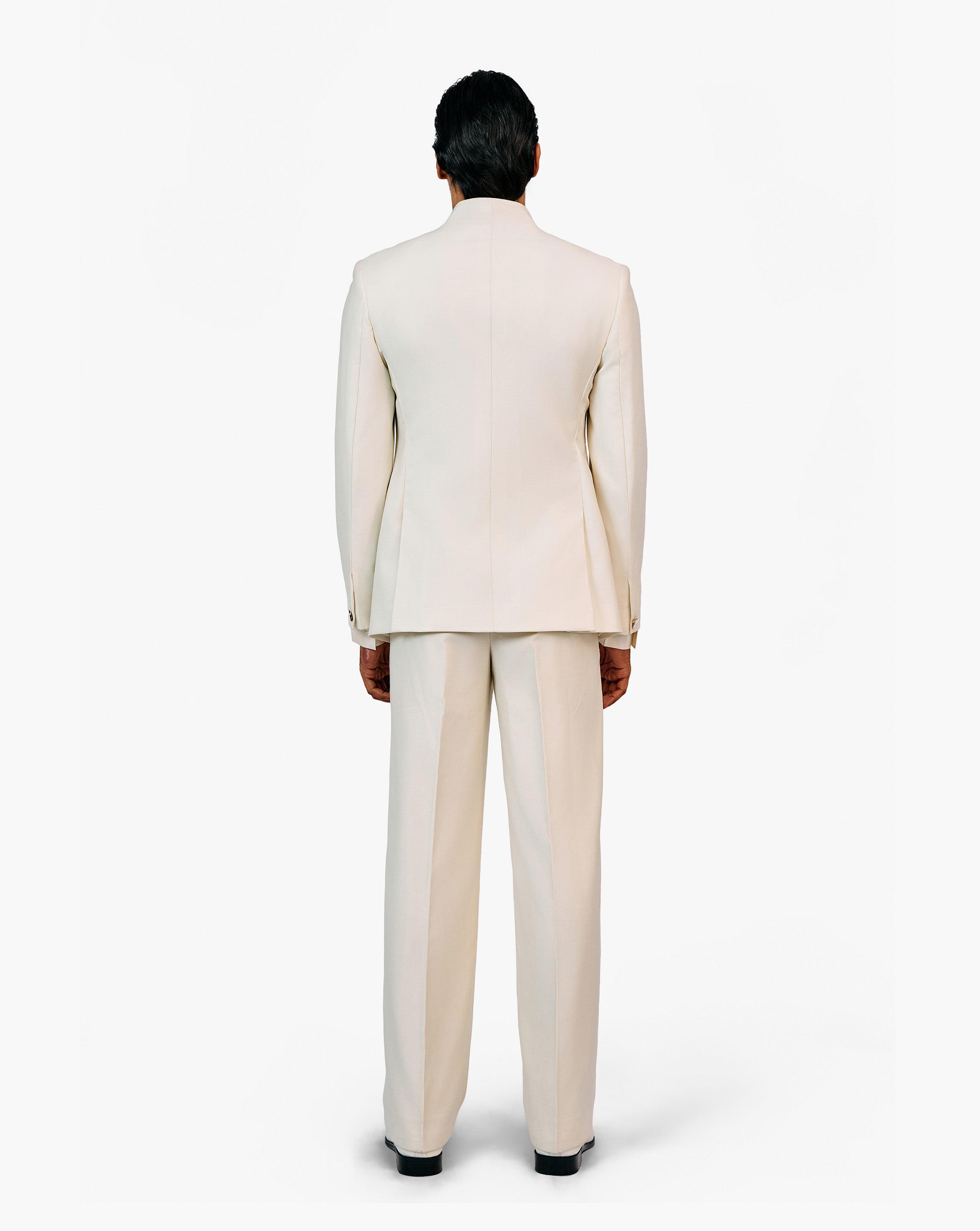 Metallic Brooch Bandhgala