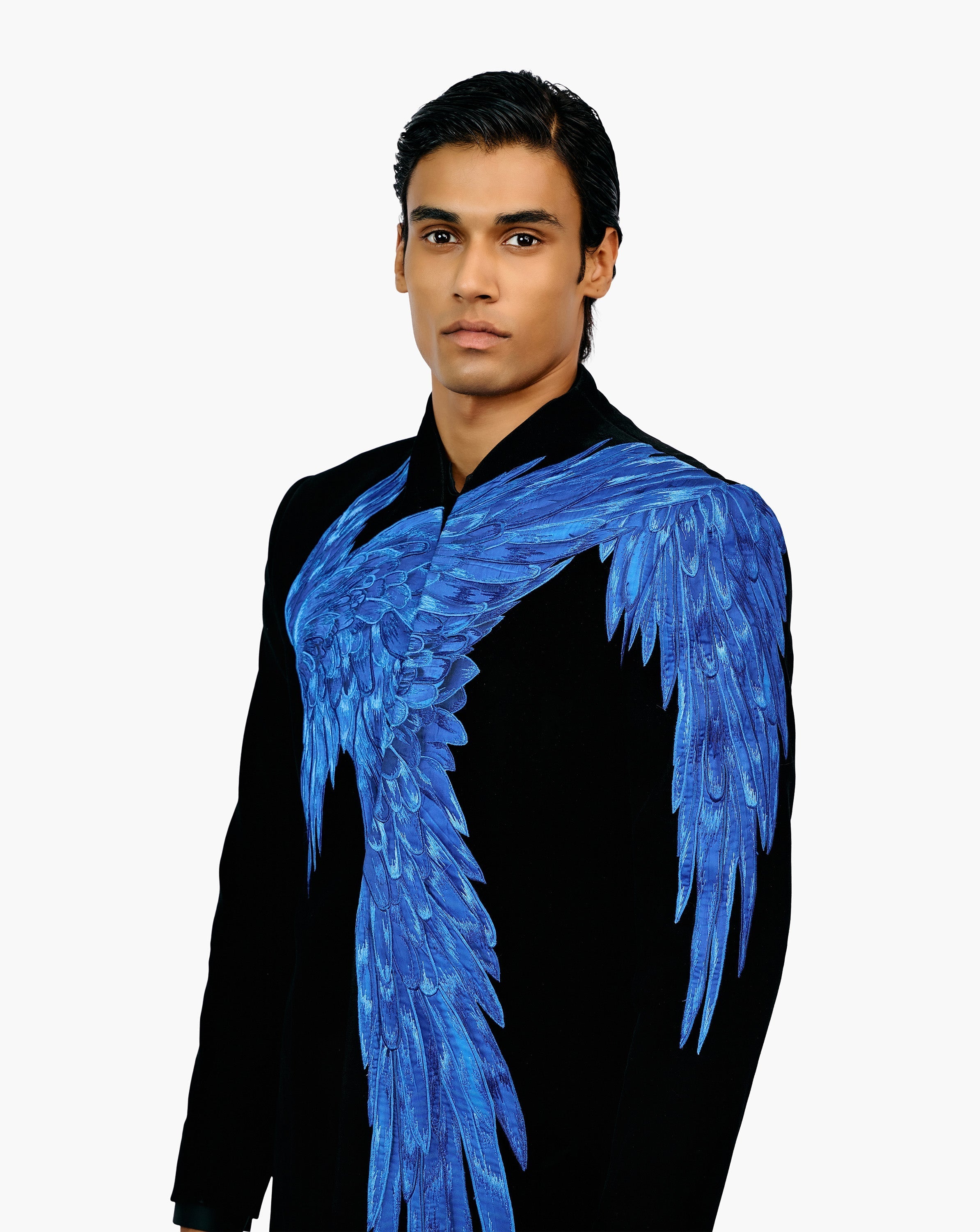 Galactic Blue Long Jacket