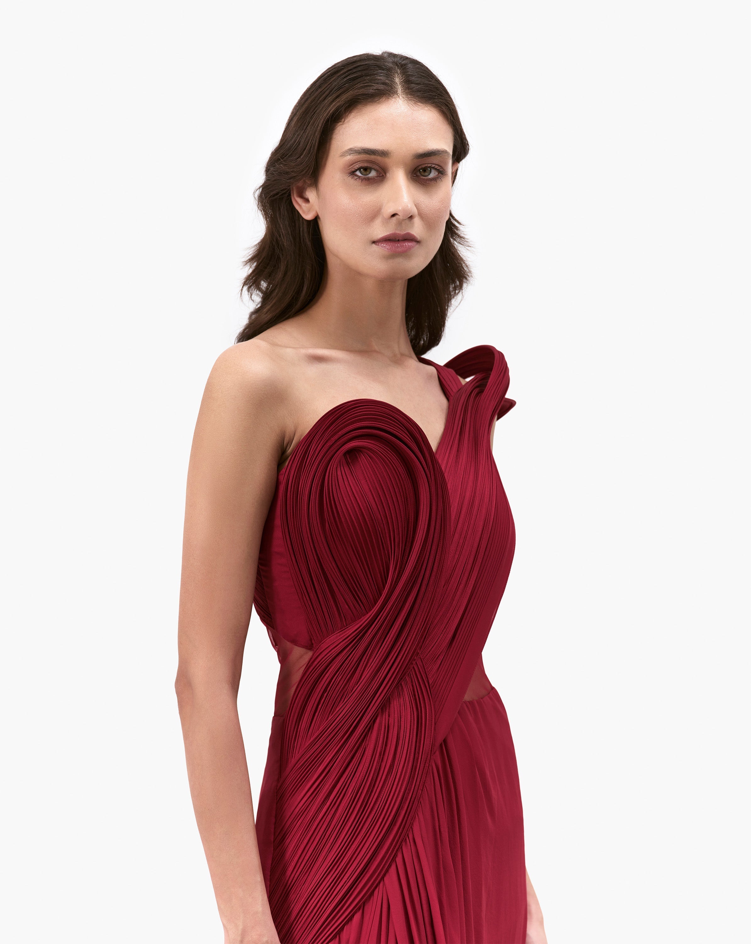 The  Corset Drape Saree Gown