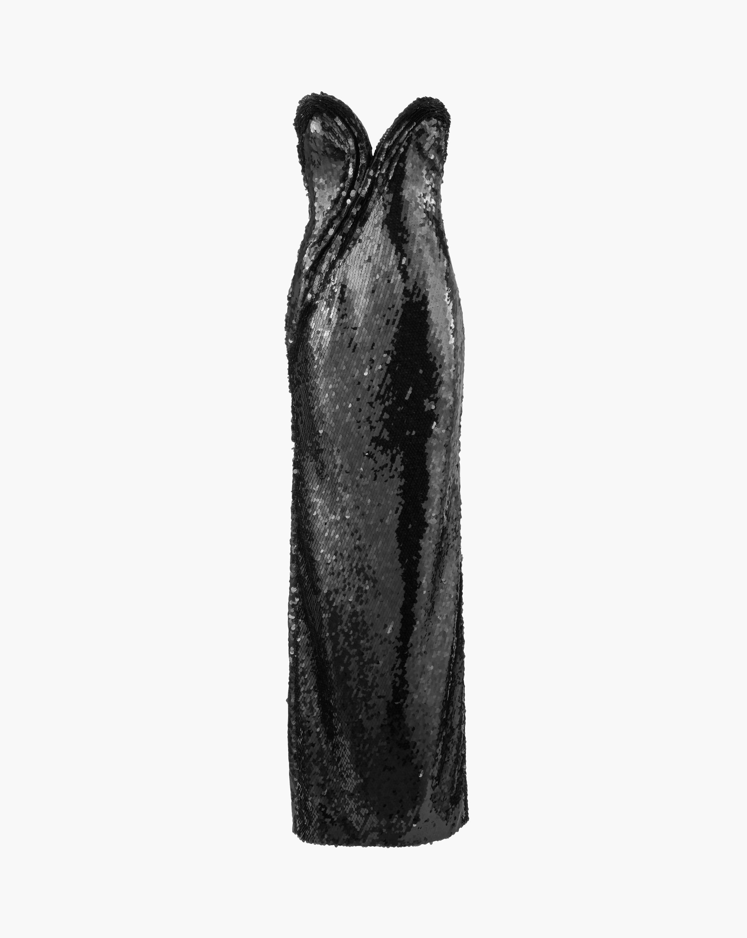 The Sequin Sculpted Column Gown