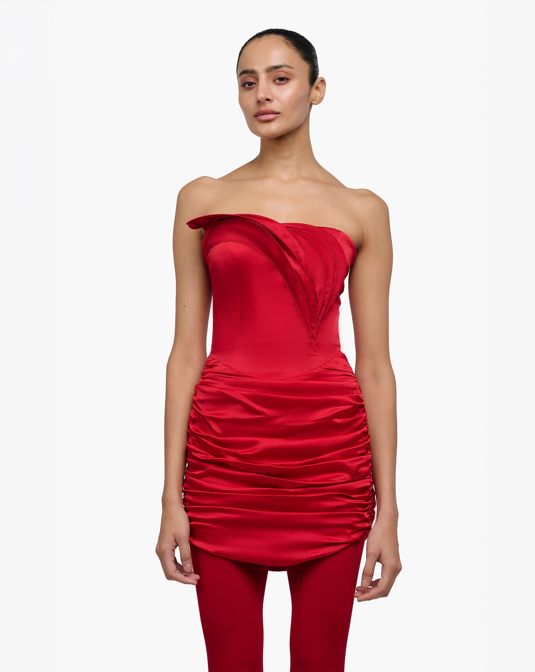 Flame Ruffle Dress