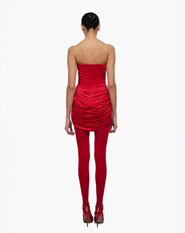 Flame Ruffle Dress