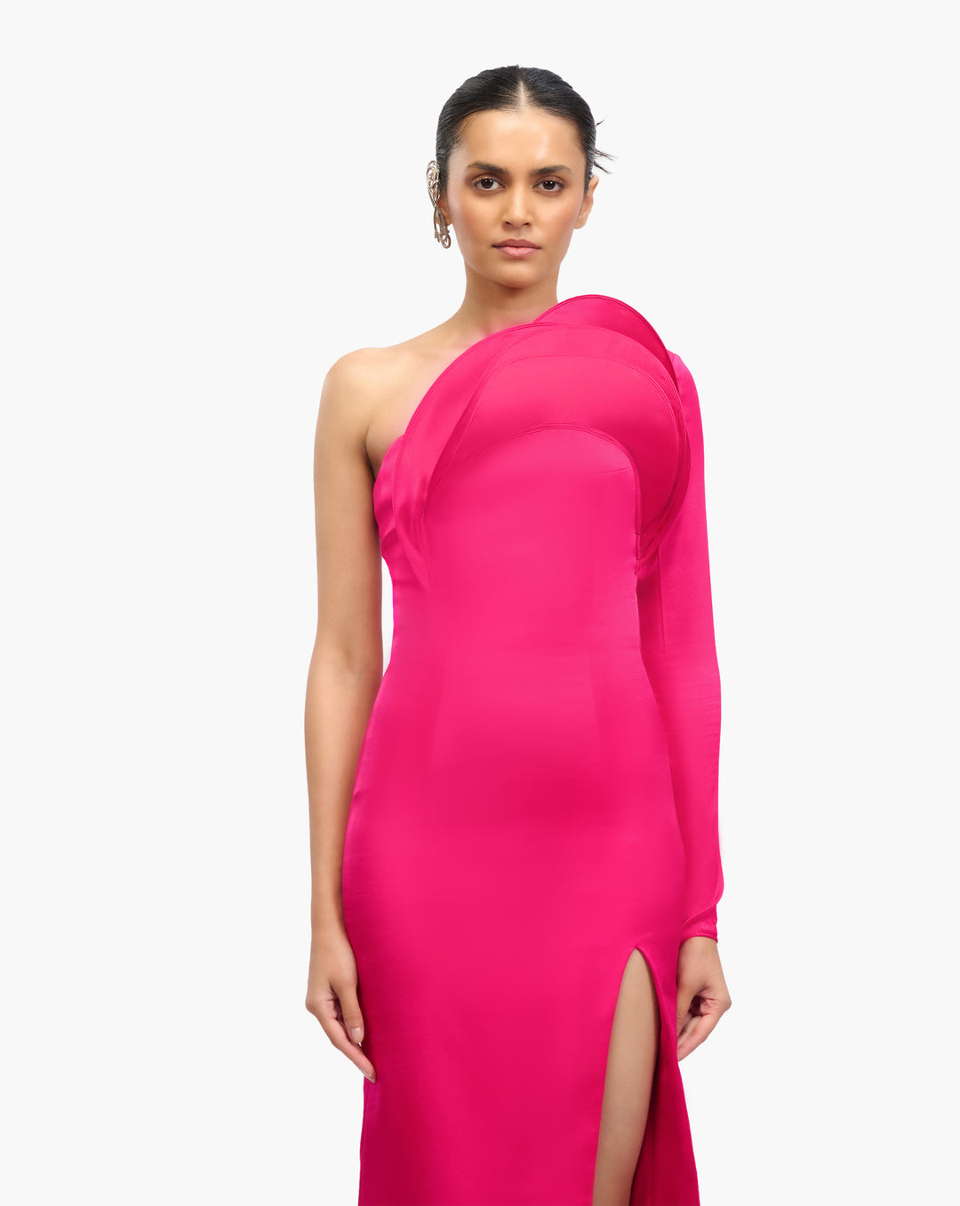 Nova Ruffle Column Gown