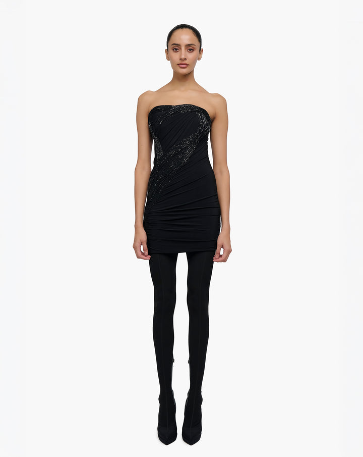 Cosmic Ripple Mini Dress