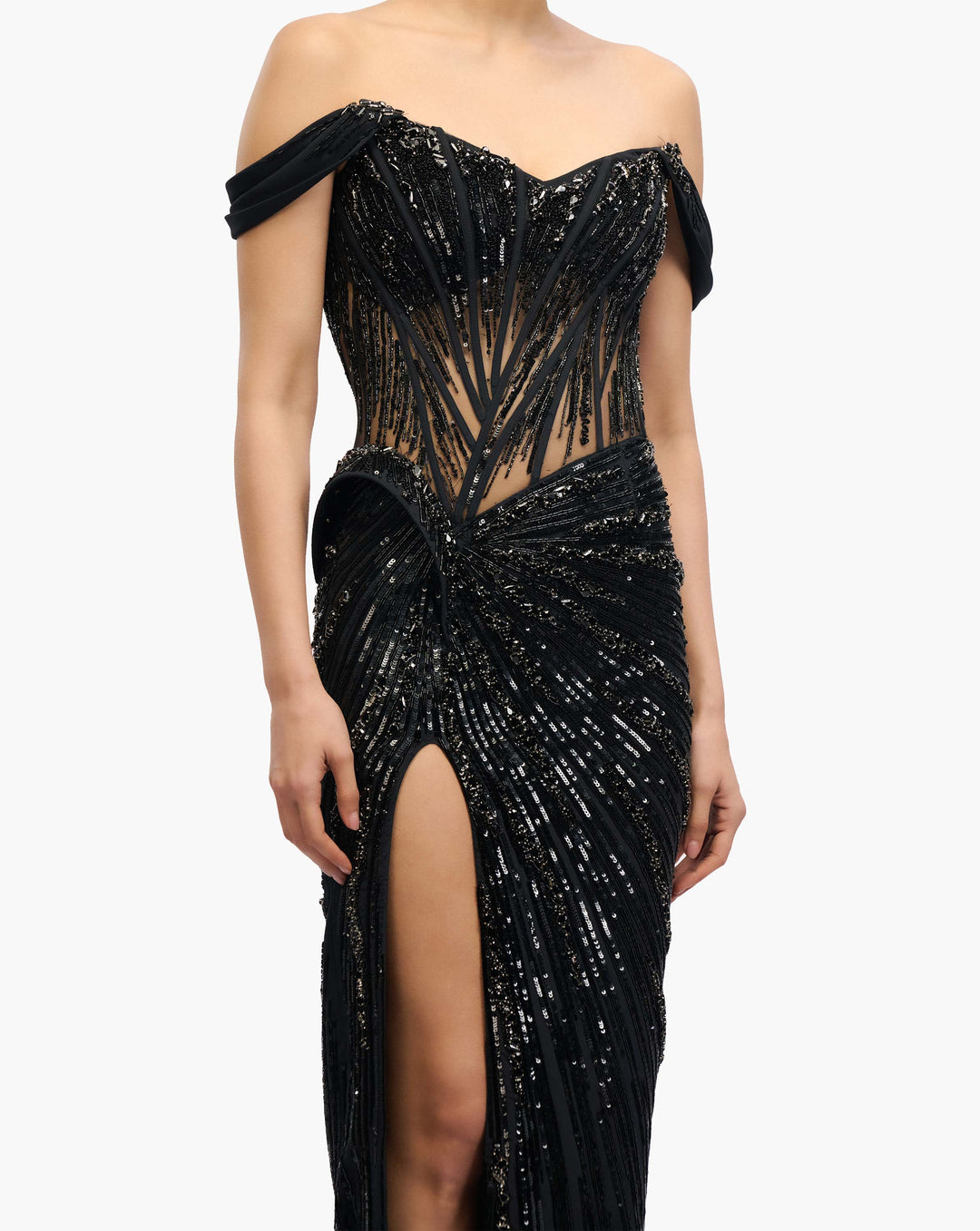 Obsidian Crest Gown