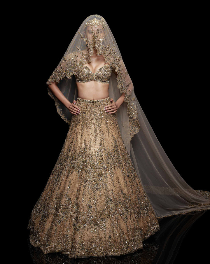 Golden Meadow Lehenga