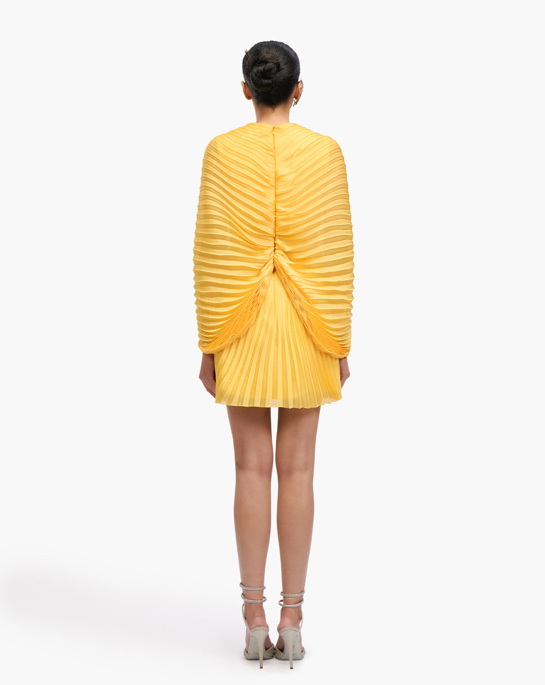 Solaire Pleat Mini Dress