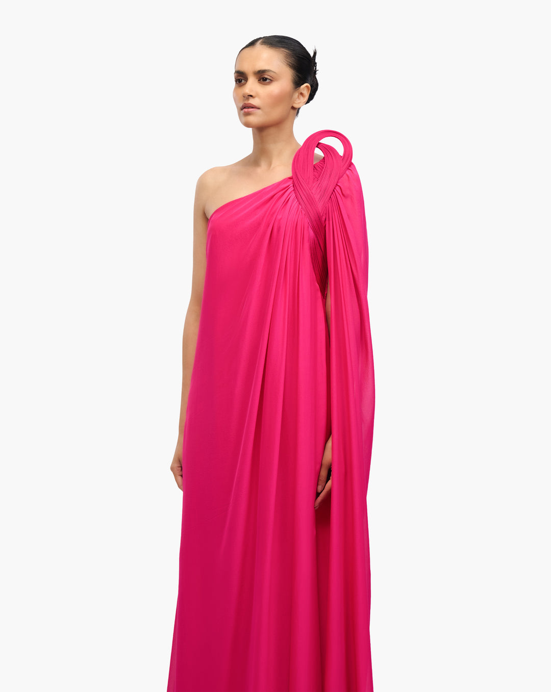 The Solaris Yellow One-Shoulder Gown