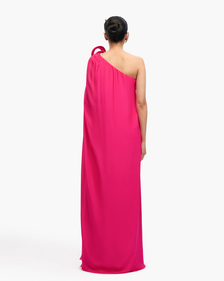 The Solaris Yellow One-Shoulder Gown