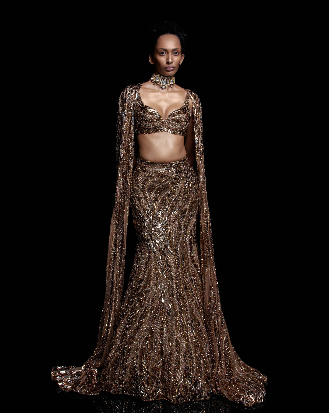 Solar Flare Lehenga