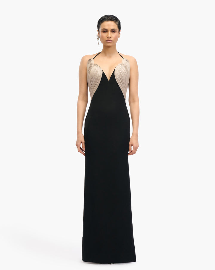 Eclipse Petal Column Gown