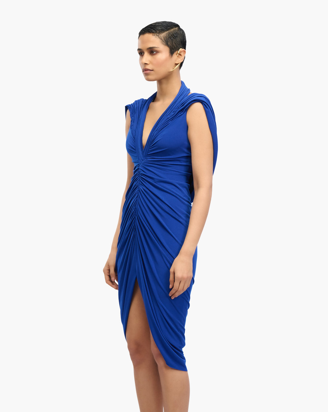Astraea Cowl Draped Dress