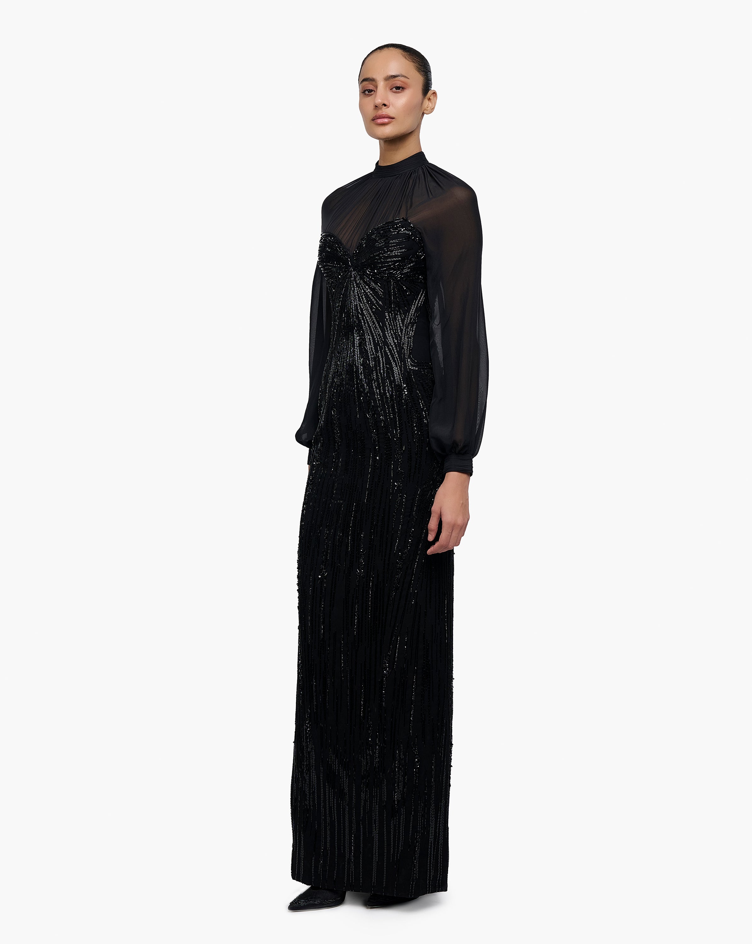 Cosmic Blouson Gown