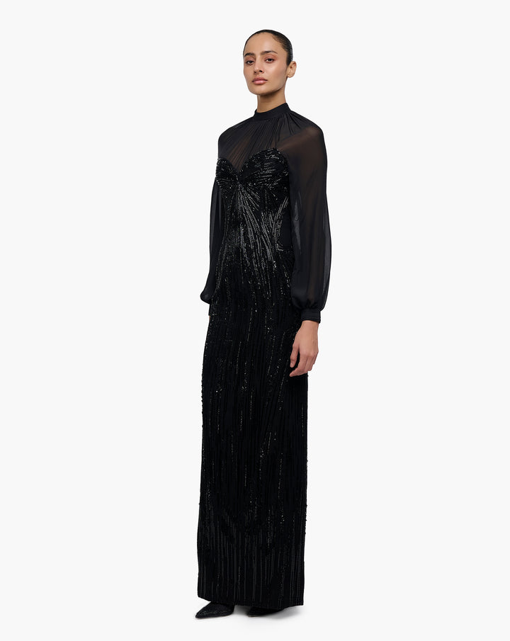 Cosmic Blouson Gown