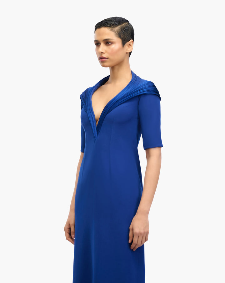 Astra Halo Column Gown