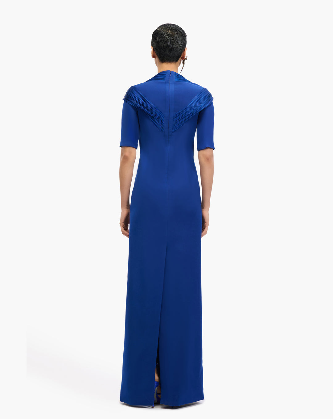 Astra Halo Column Gown