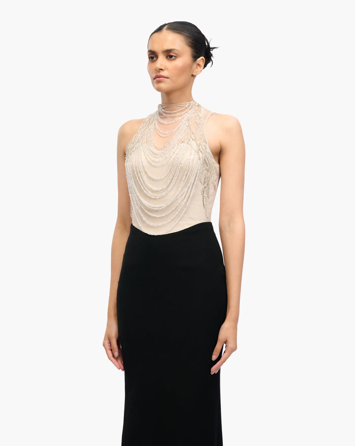 Artis Halter Tassel Gown