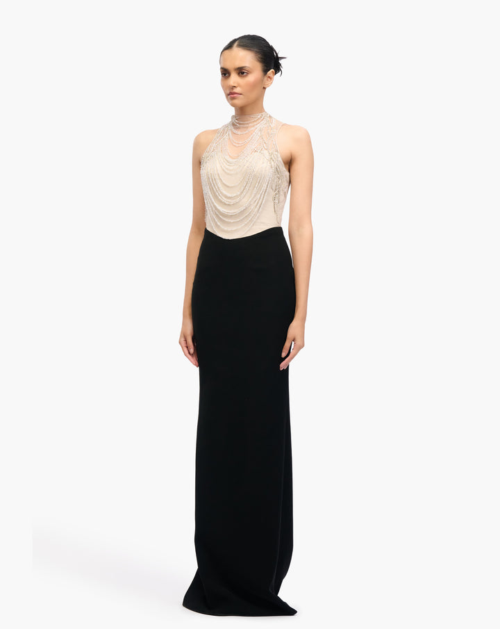 Artis Halter Tassel Gown