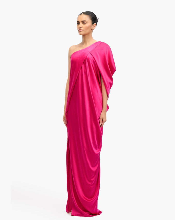Theia Drape Gown