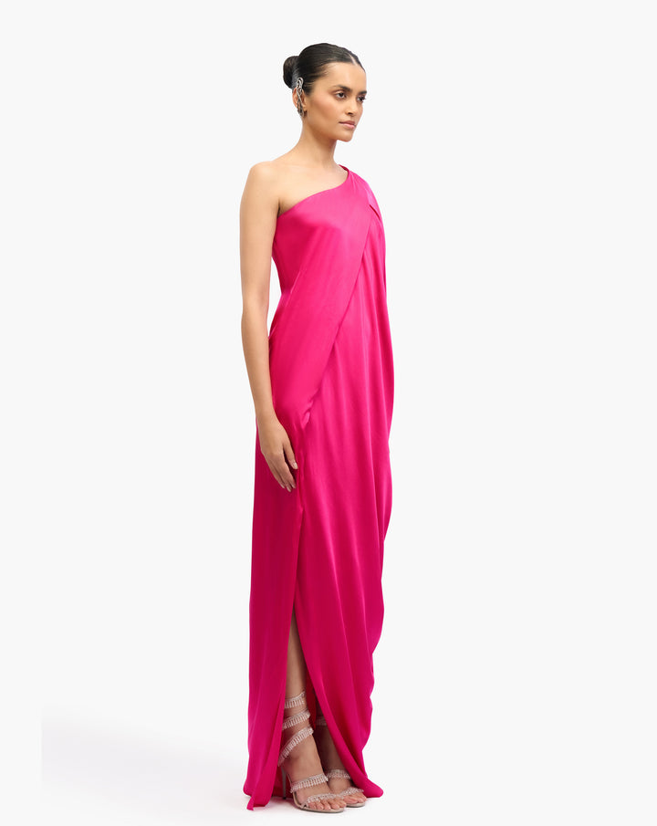 Theia Drape Gown