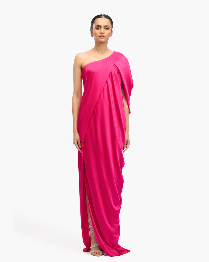 Theia Drape Gown