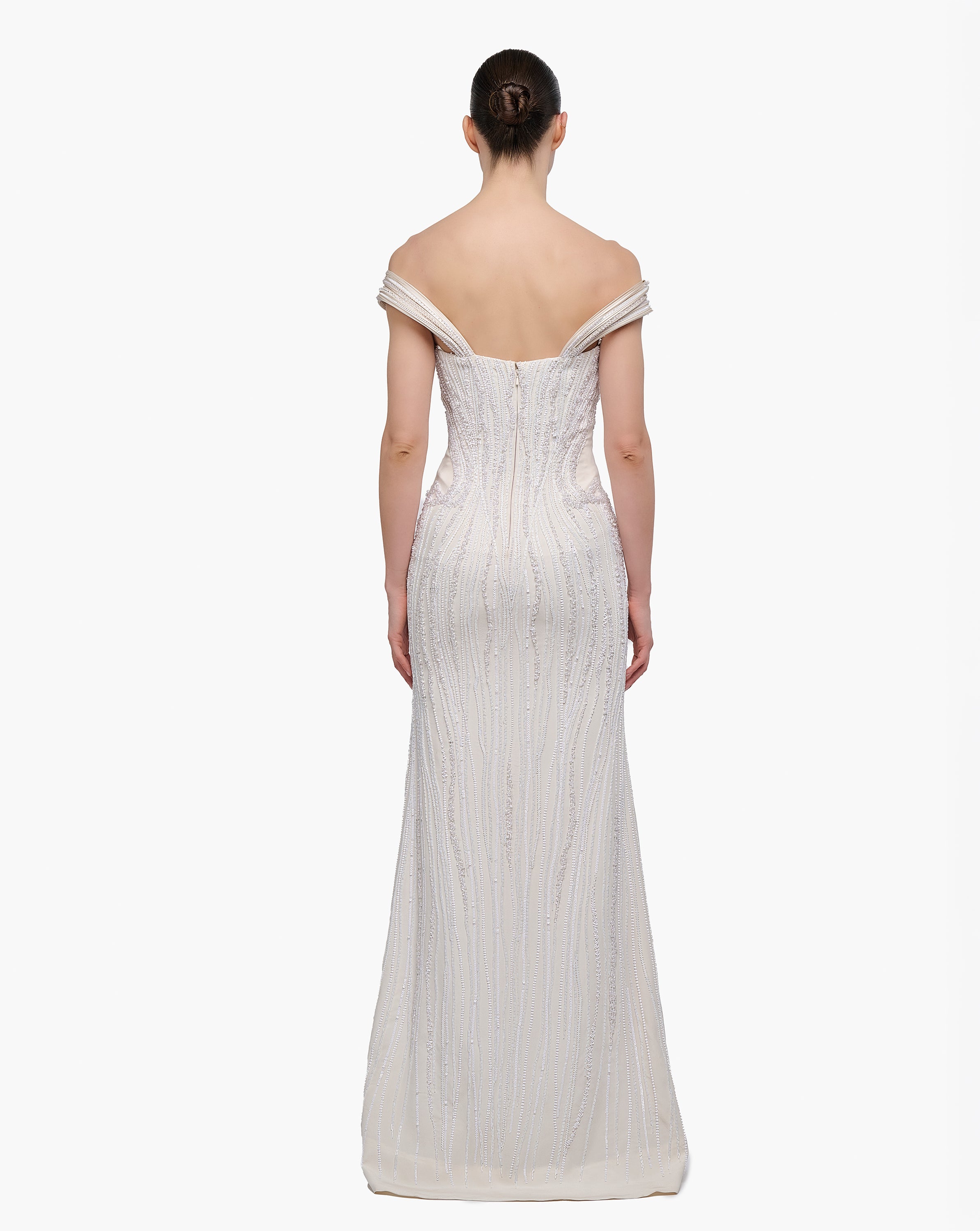 Sculpted Starlight Gown