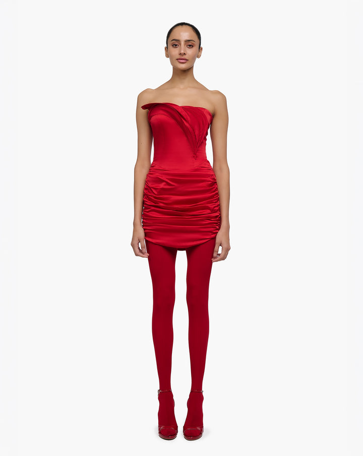 Flame Ruffle Dress