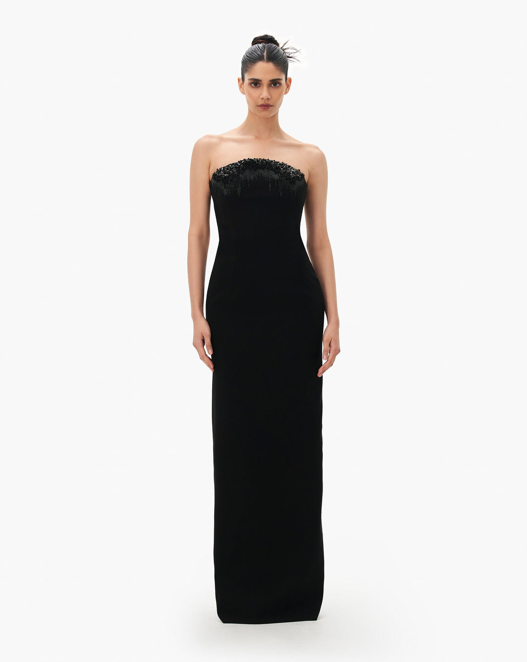 The Crystal Column Gown