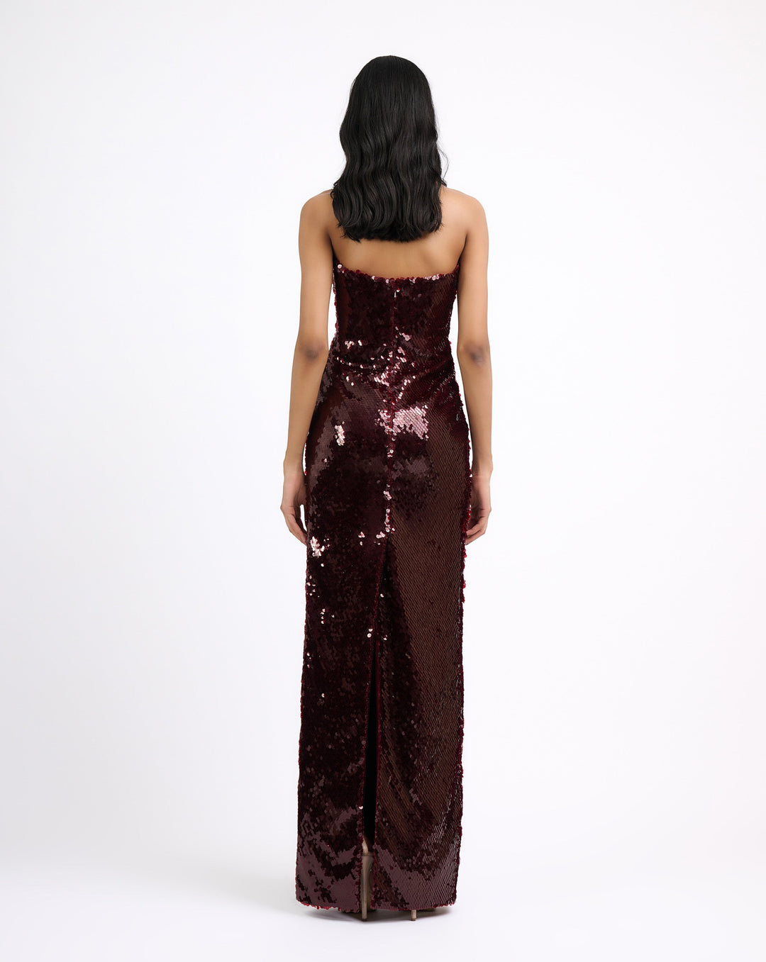 The Sequin Sculpted Column Gown