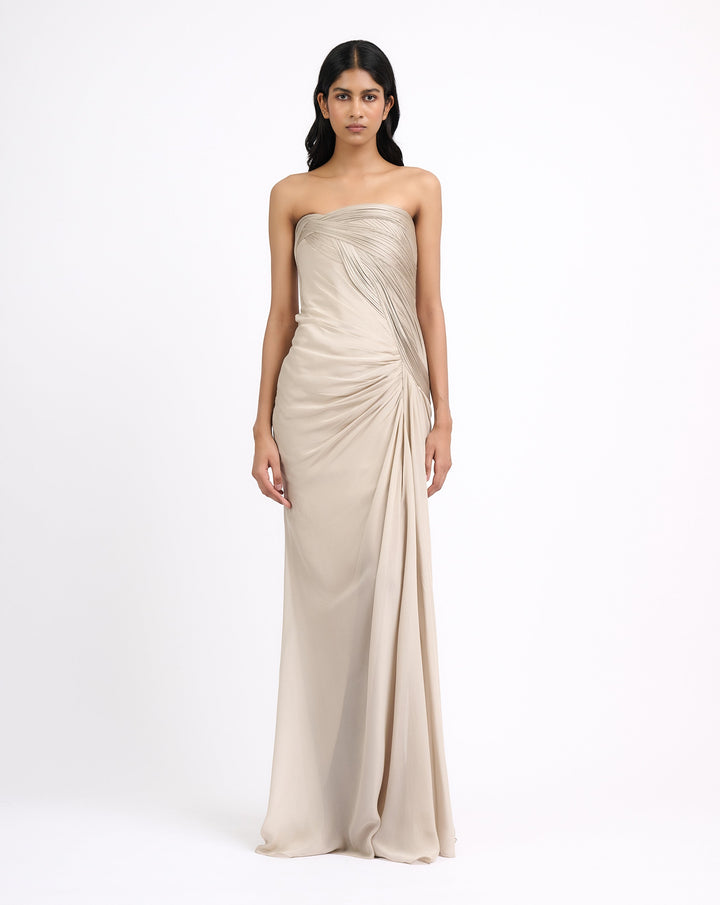 Sand Draped Gown