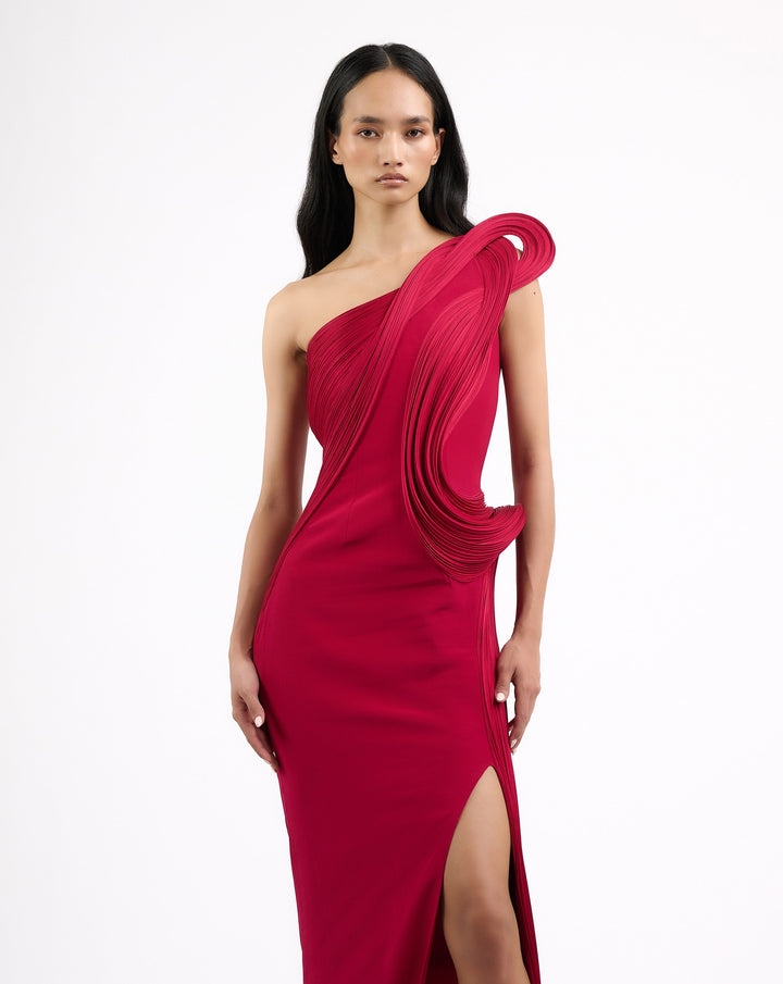 The Molded Wave Gown