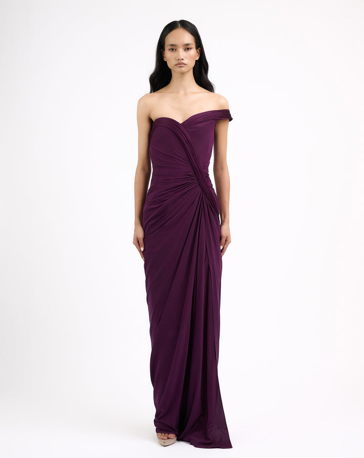 The Sculpted Athena Gown