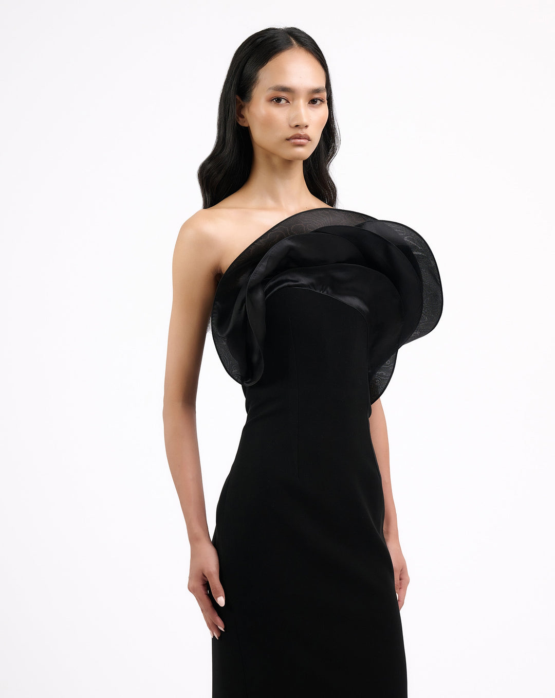 The Ruffle Wave Column Gown