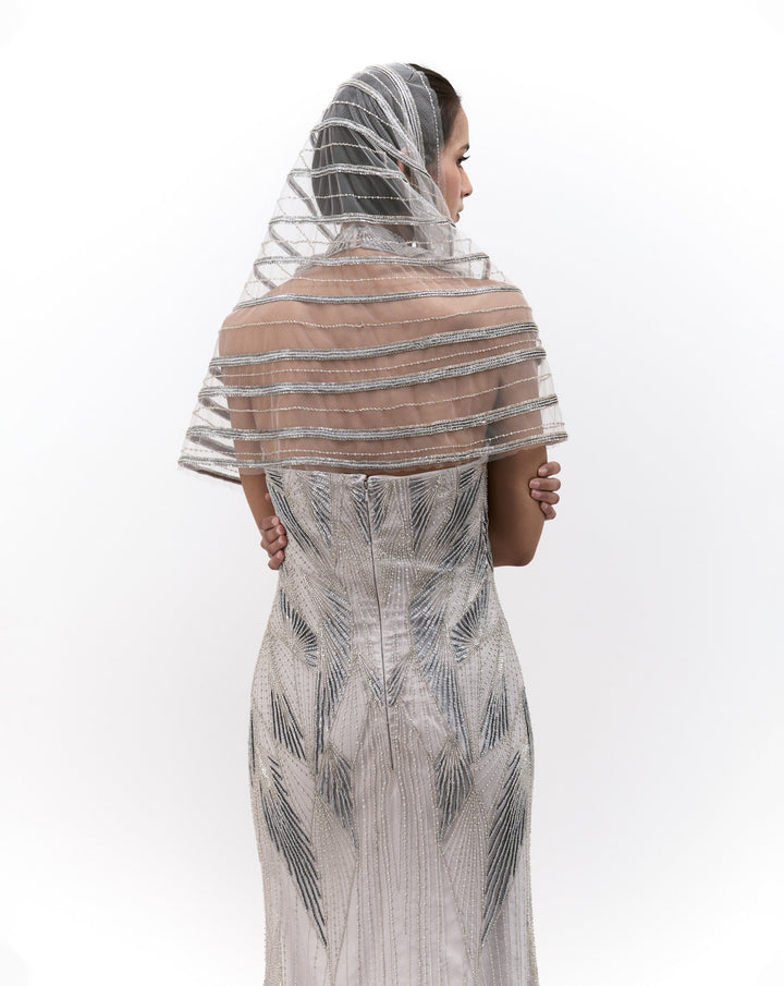 Aurora Veil Gown
