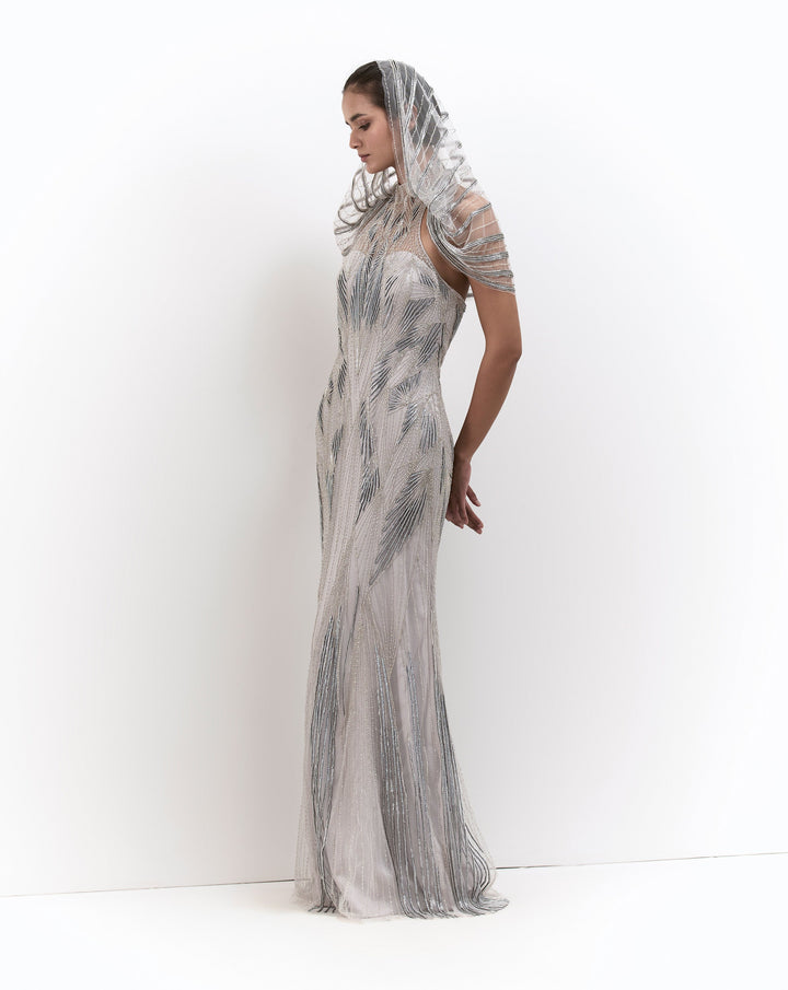Aurora Veil Gown