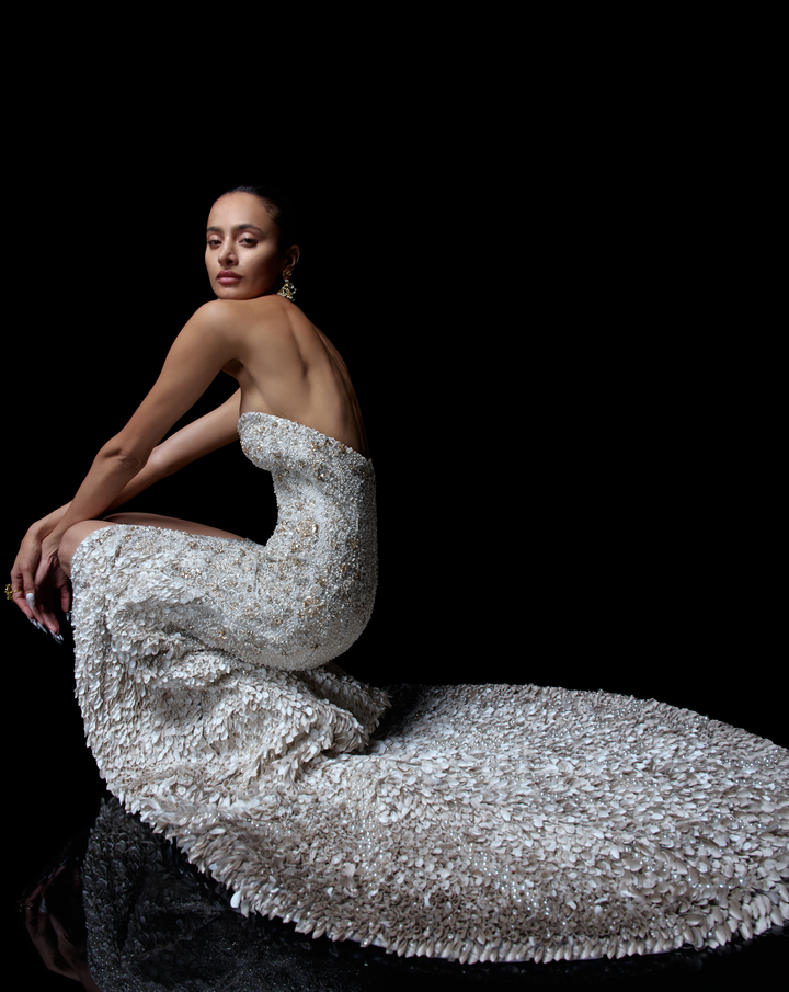 THE CAMELLIA PETAL GOWN