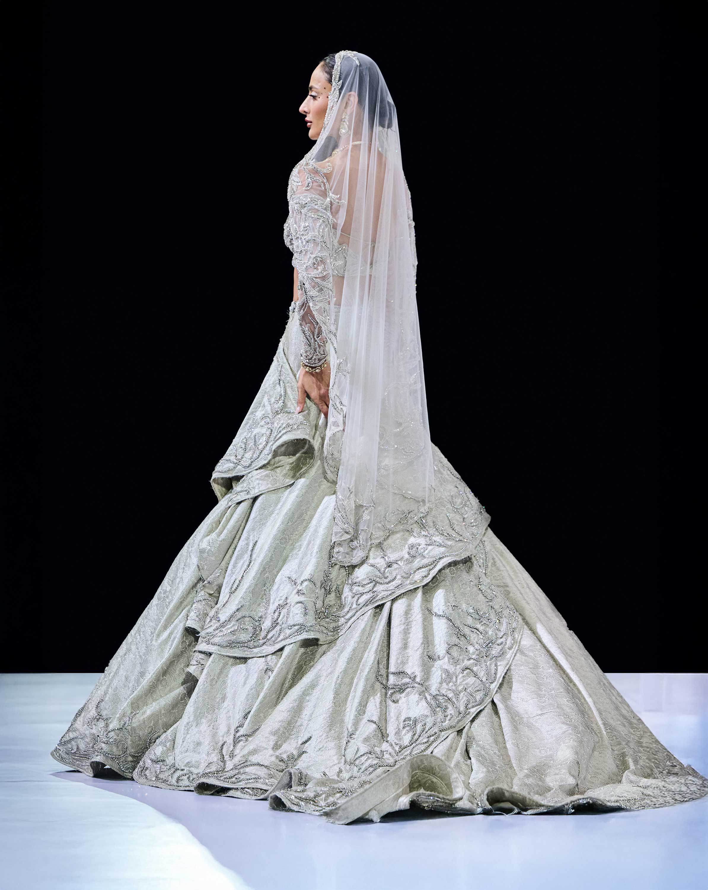 Cascading Vow Lehenga