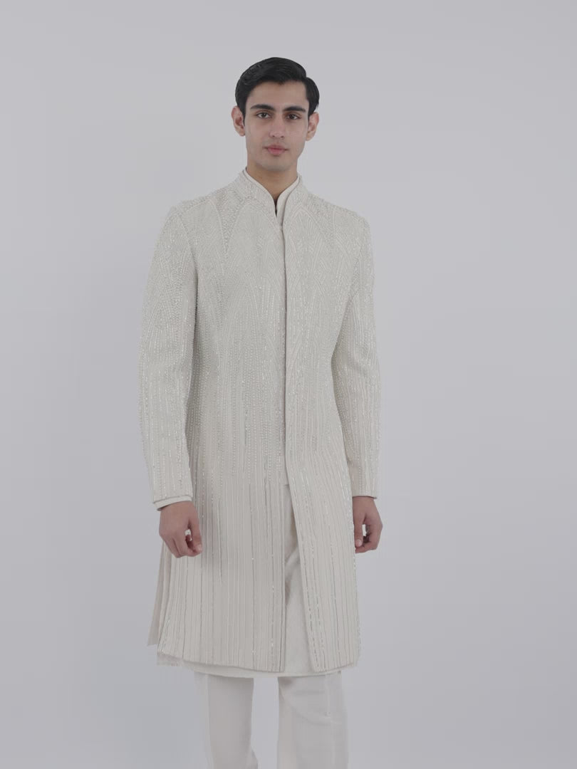 Pearl Architectural Line Sherwani